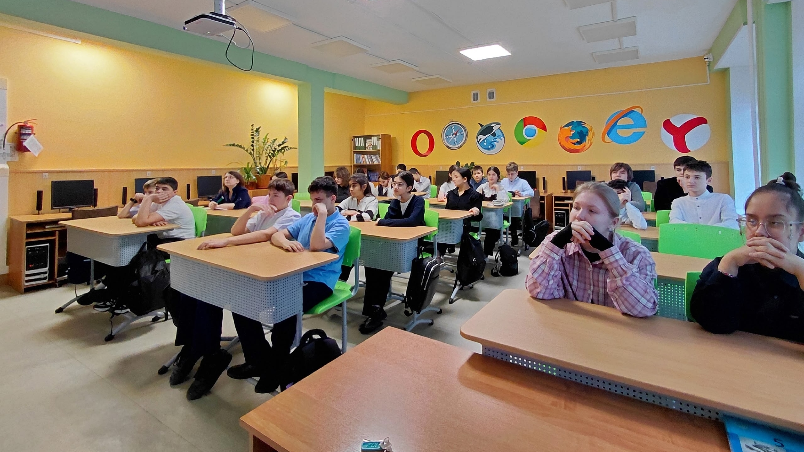 Профориентационная беседа с учениками 6